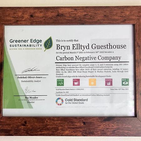 Affittacamere Bryn Elltyd Eco House Blaenau Ffestiniog Esterno foto
